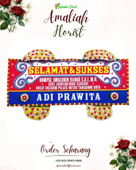 Papan Bunga Ucapan Selamat Badamita